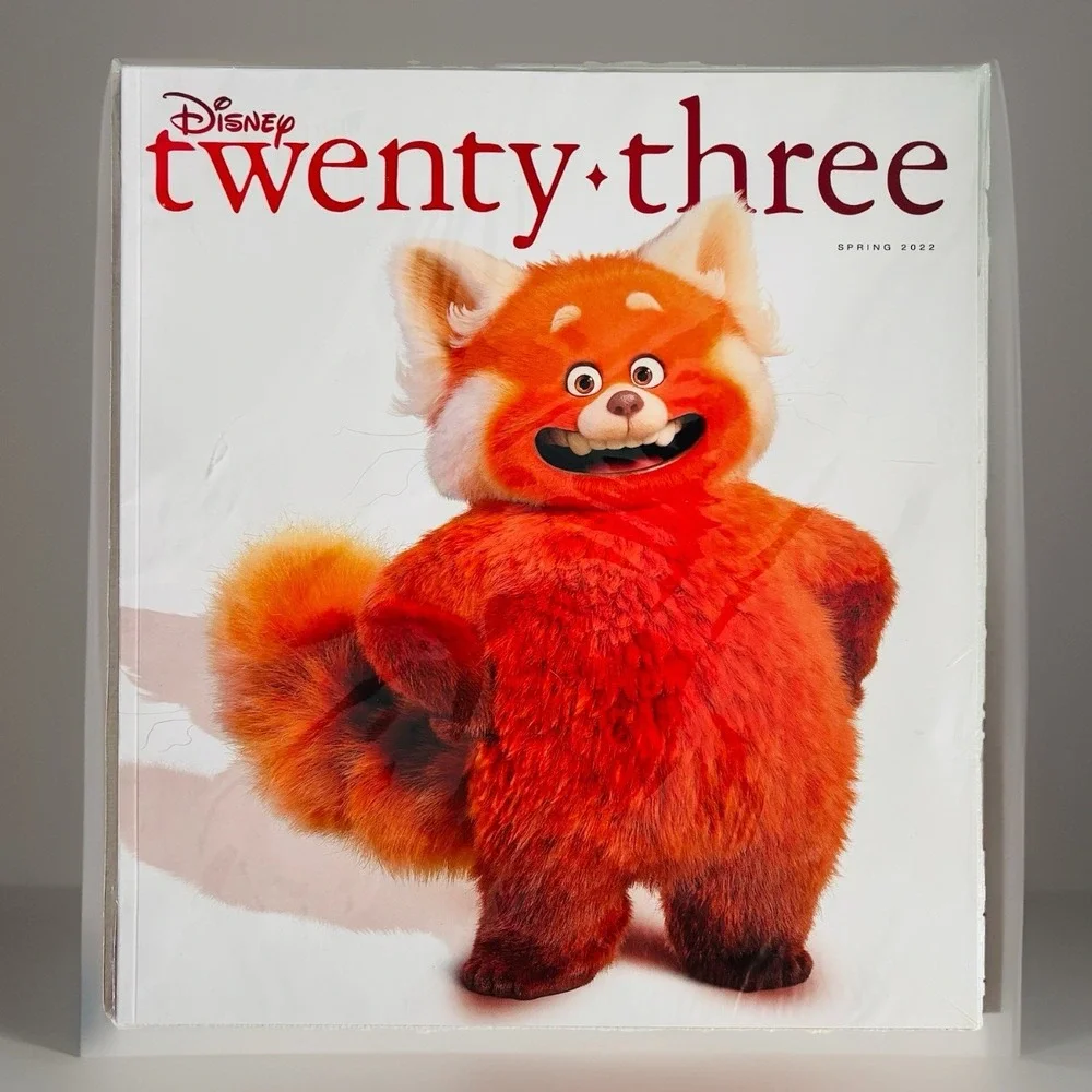 Disney Twenty-Three D23 Magazine Spring 2022 Pixar Turning Red Panda Cover